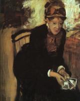 Degas, Edgar - Portrait of Mary Cassatt